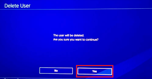 Как удалить пользователя в ps4