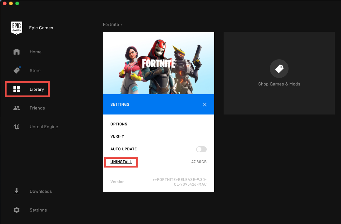 epic games launcher wont uninstall