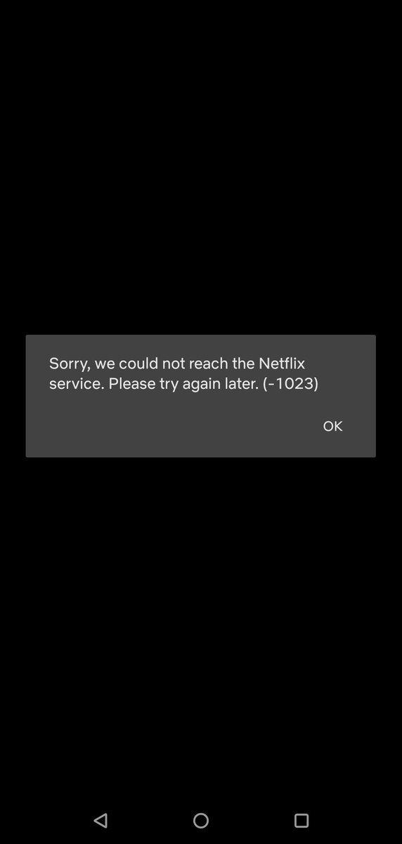 netflix error -1023 android