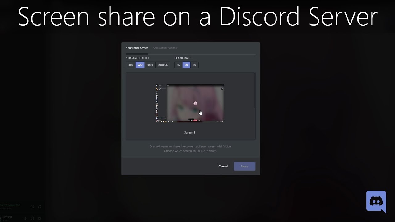 how to share sound on discord