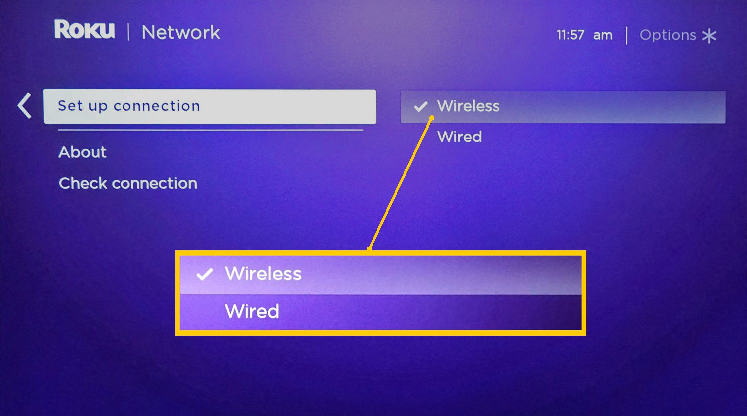 How to connect Roku to non smart TV