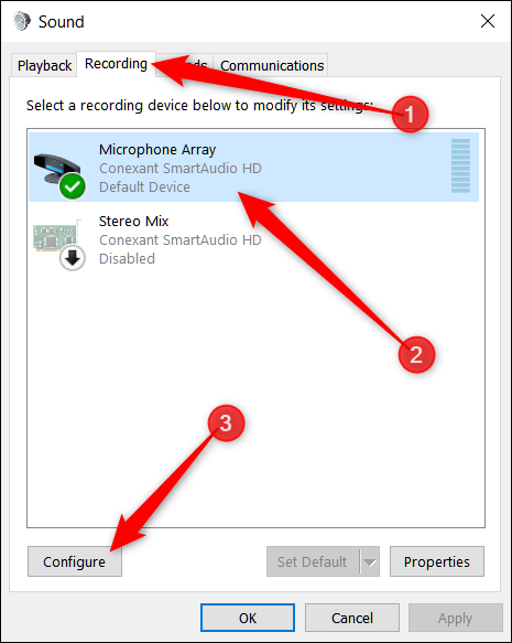 how to adjust mic sensitivity windows 10