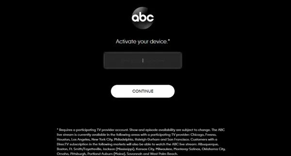 how to get abc on roku