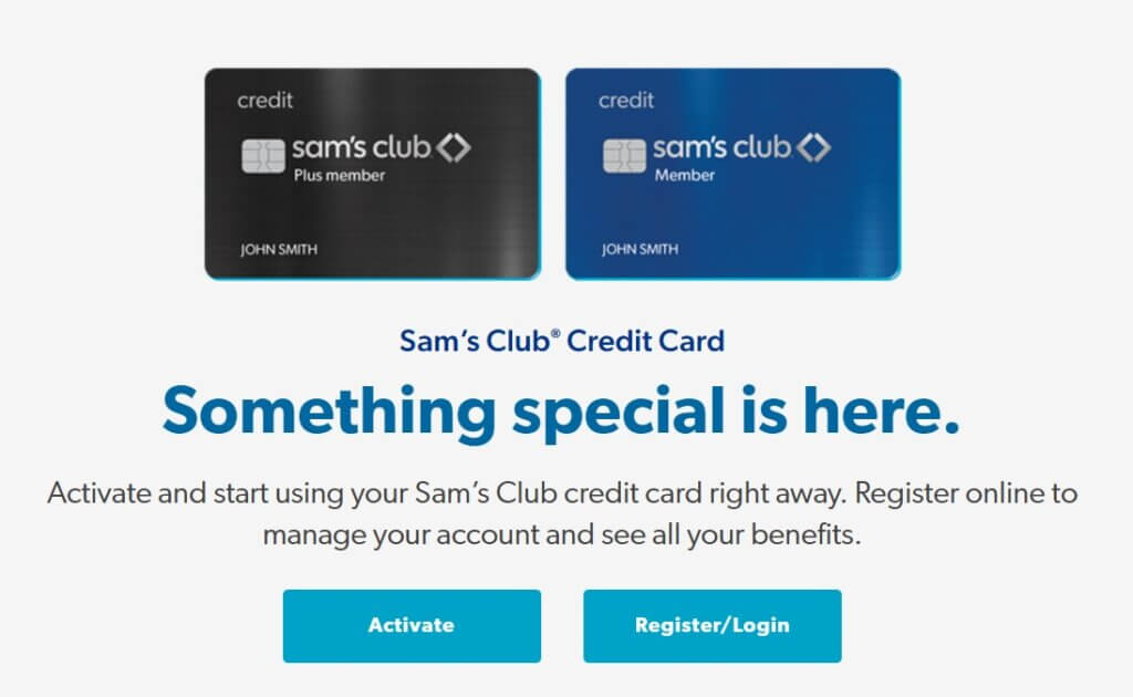 visit samsclubcredit.com/activate