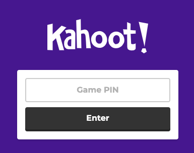 kahoot.it enter PIN code