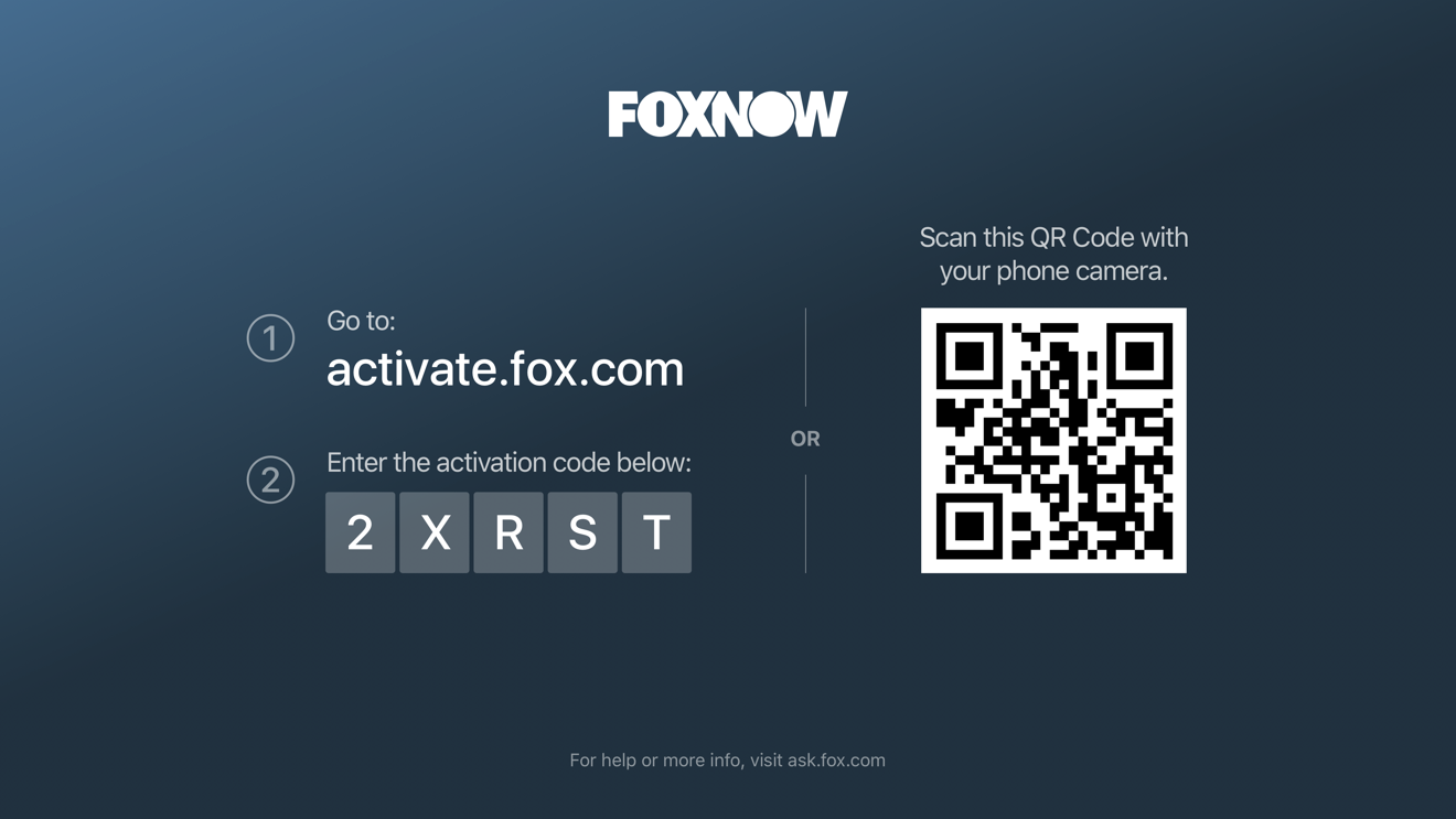 go.fox.com enter code login