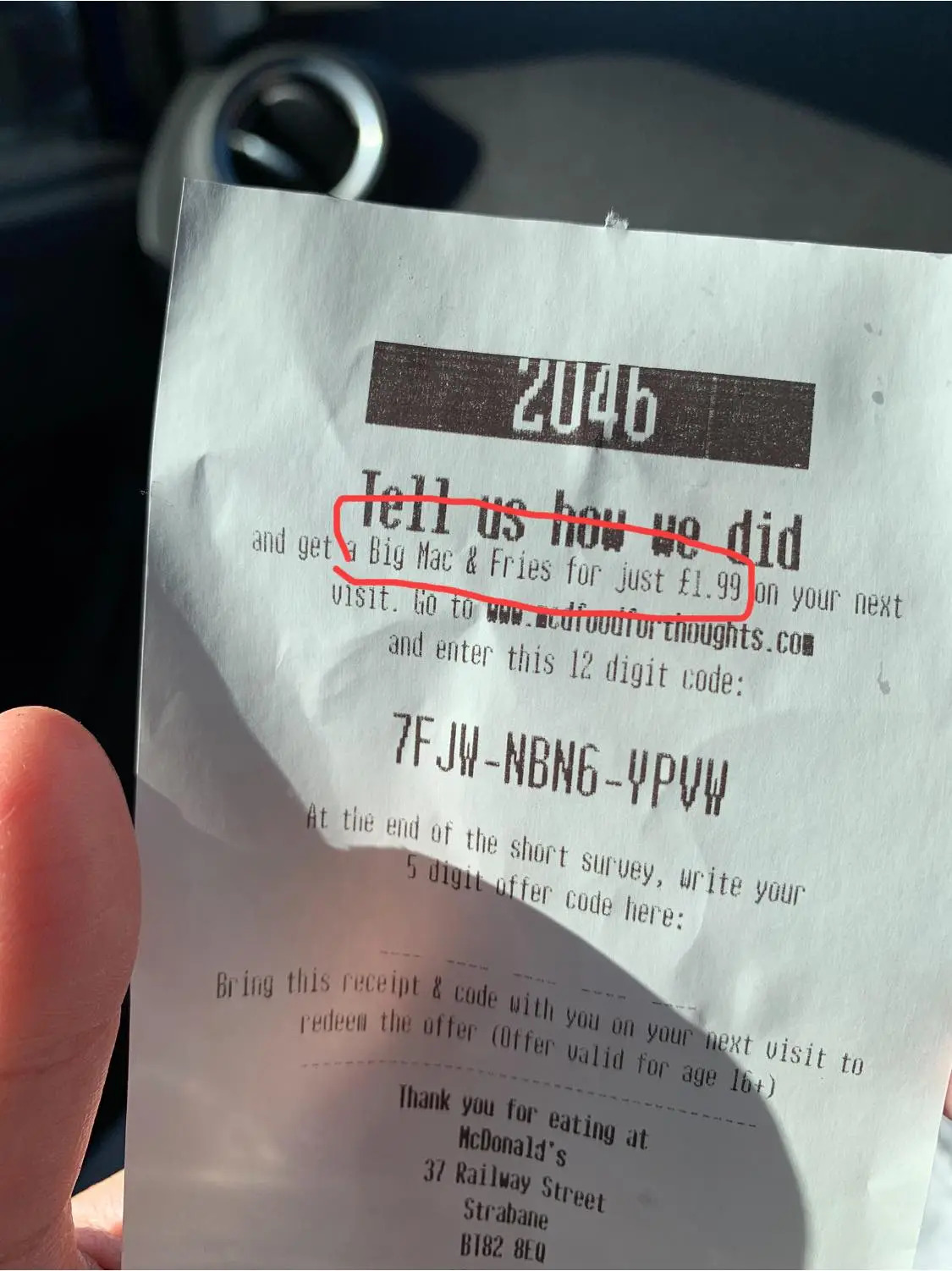 mcdfoodforthoughts.com 12 digit code